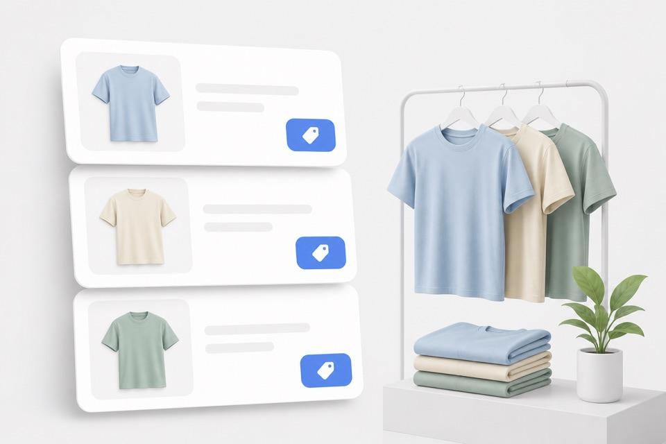 Wear to earn campaign cards with shirts and monthly pay