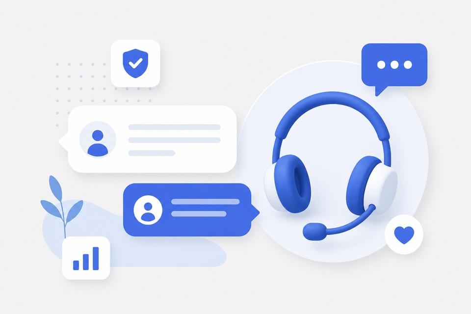 Support chat and headset ready to help with campaigns